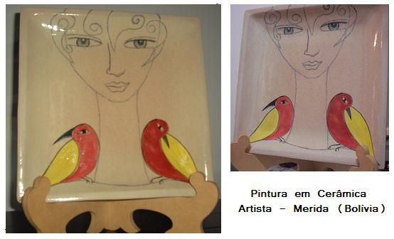 Desenho em cerâmica